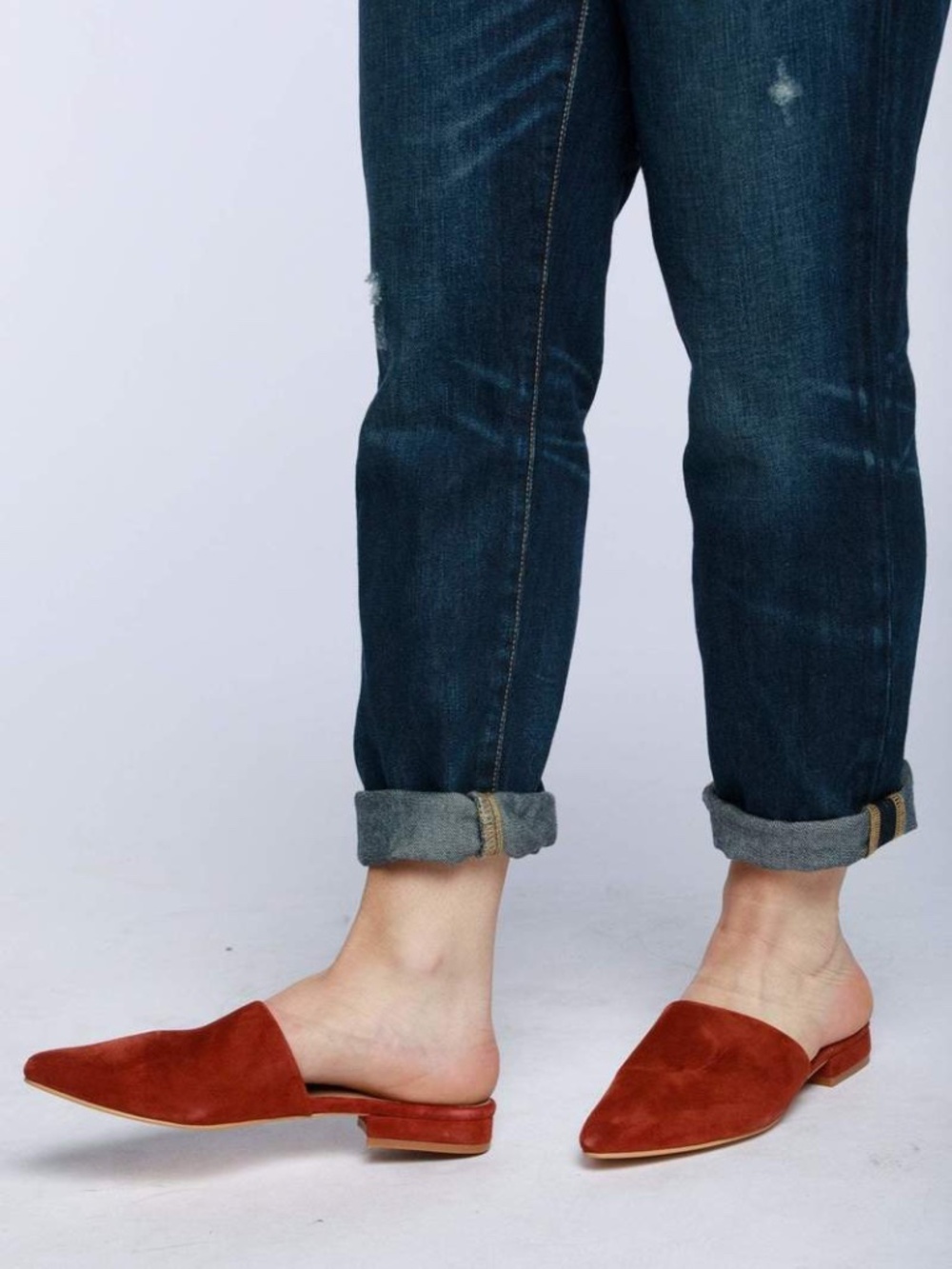Able Marlene Suede Feminine Mule